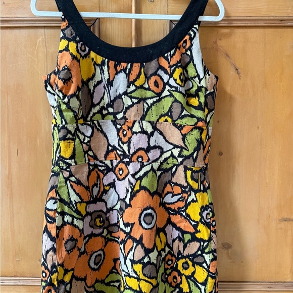 Vintage Jessica Howard Linen blend retro floral dress - Picture 2 of 9